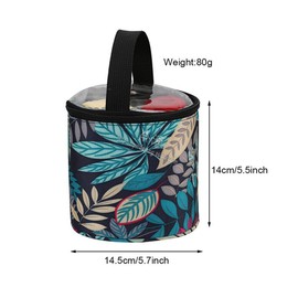 Small Yarn Bag Crochet Bag, Knitting Tote Bag Wool Holder for for Yarns, Carrying Projects, Knitting Needles, Crochet Hooks (Coloful)