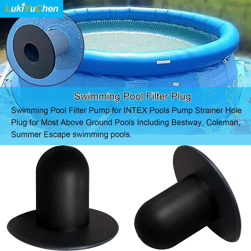 Above Ground Swimming Pool Filter Pump Strainer Hole Plug Stopper