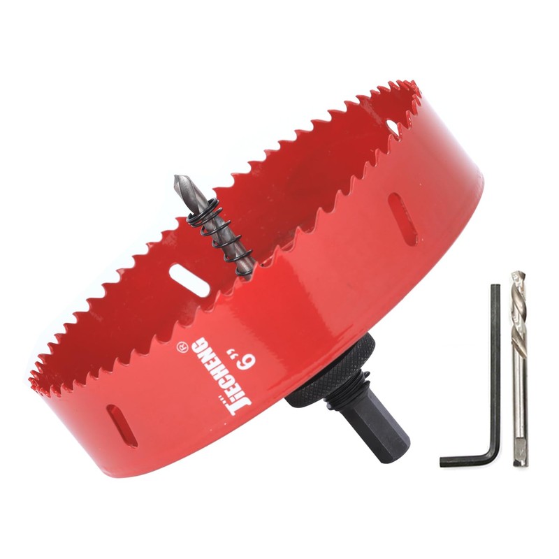 JIECHENG 6 Inch Hole Saw for Wood, Plastic, Plywood, Gypsum,