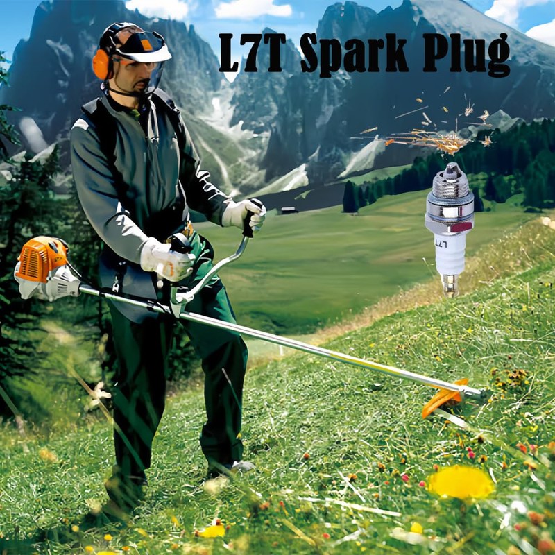 2 PCS L7T Spark Plug Universal 2 Stoke Engine Spark