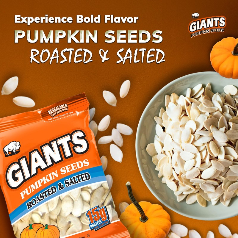 GIANTS Pumpkin Seeds - Pumpkin Seeds in Shell, Pumpkin Seeds