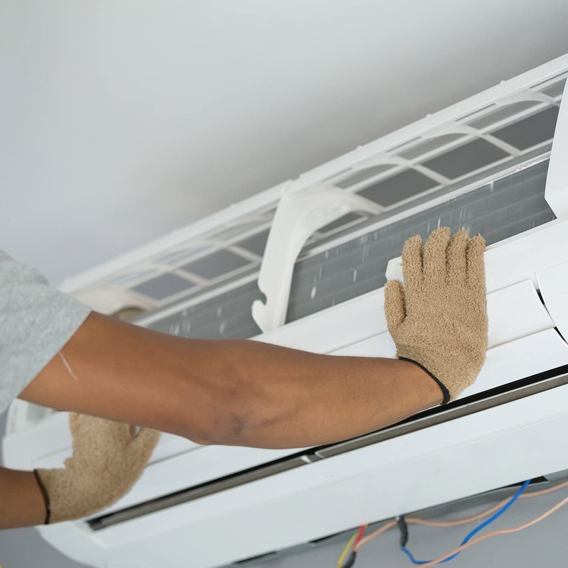 Patelai 3 Pairs Microfiber Plant Dusting Gloves Leaf Cleaning Gloves