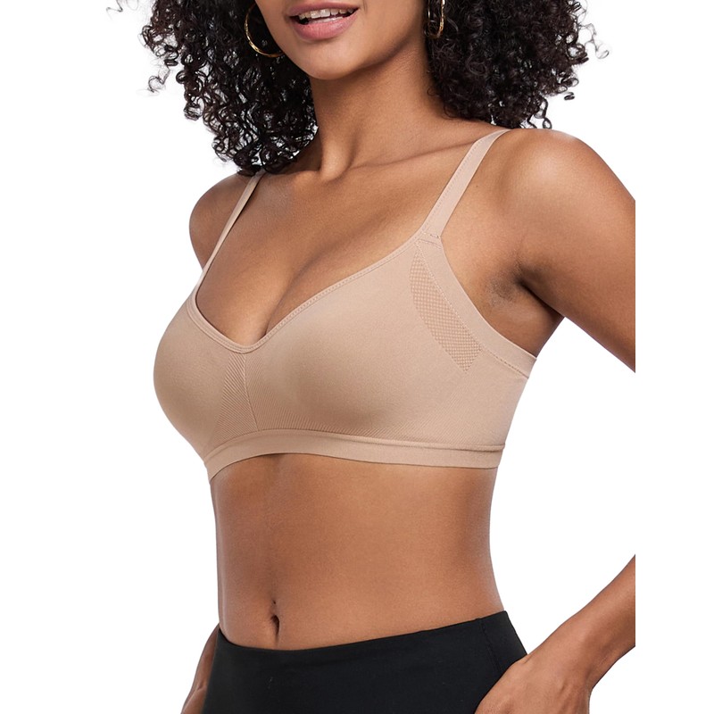 ANGOOL Women's Bra Without Underwire Medium Support Sports Bra Back