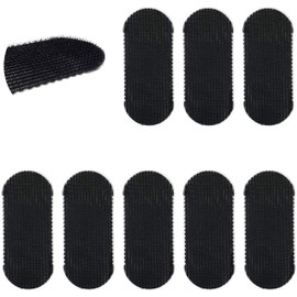 HAIR GRIPPERS BUNDLE PACK 8PCS for Men and Women - Salon and Barber, Hair Clips for Styling, Hair holder Grips BLACK