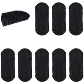 HAIR GRIPPERS BUNDLE PACK 8PCS for Men and Women - Salon and Barber, Hair Clips for Styling, Hair holder Grips BLACK