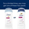 Dove Invisible Solid Antiperspirant Deodorant Stick 2 Count Powder, for