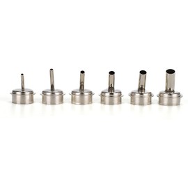 6PCs Computer Repairing Kit Steel 3MM / 4MM / 5MM / 7MM / 8MM / 10MM Air Nozzle for 861DW Air Gun