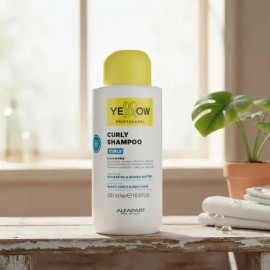 Shampoo Low Poo Yellow Curls para Cabello Ondulado y Rizado de 500 mL                                                                                 