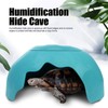 Humidification Hide Cave Spacious Safe Reptile Hideout Cave Box with