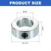sourcing map 2pcs Set Screw Collars 7/8" Bore Carbon Steel