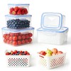 YOUSHEME 4 In 1 Food Storage Container, Fruit Storage Containers