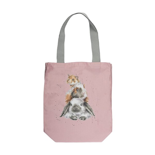 Wrendale Designs - 'Piggy In The Middle' Canvas Bag