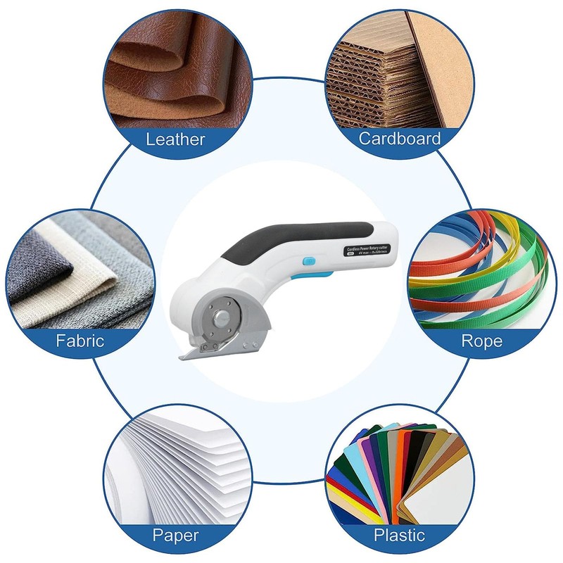 Electric Scissors, Powerful Blade Grinding Fabric Cutter Leather Cutter for