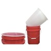 House Naturals 5 Gallon bucket pail Liner 15mil LDPE plastic
