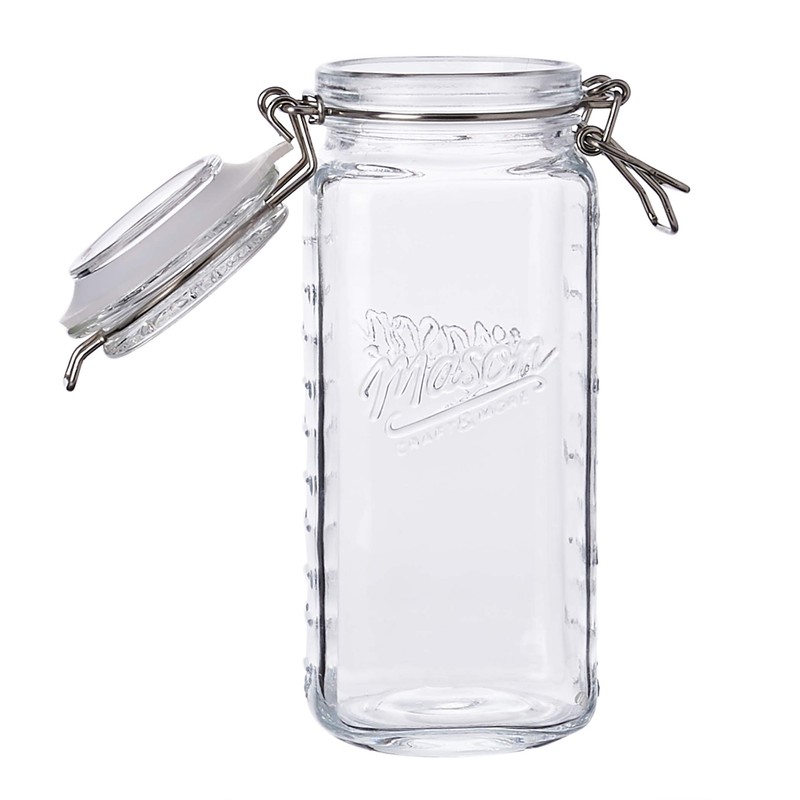 Mason Craft & More Airtight Kitchen Food Storage Clear Glass
