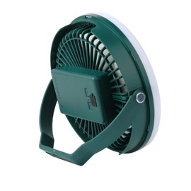 Coghlan's Portable Camping Fan with LED Light – Battery-Powered, Compact Design, Quiet Operation, USB Rechargeable for Tents, Outdoor Adventures, Emergency Use, and Travel