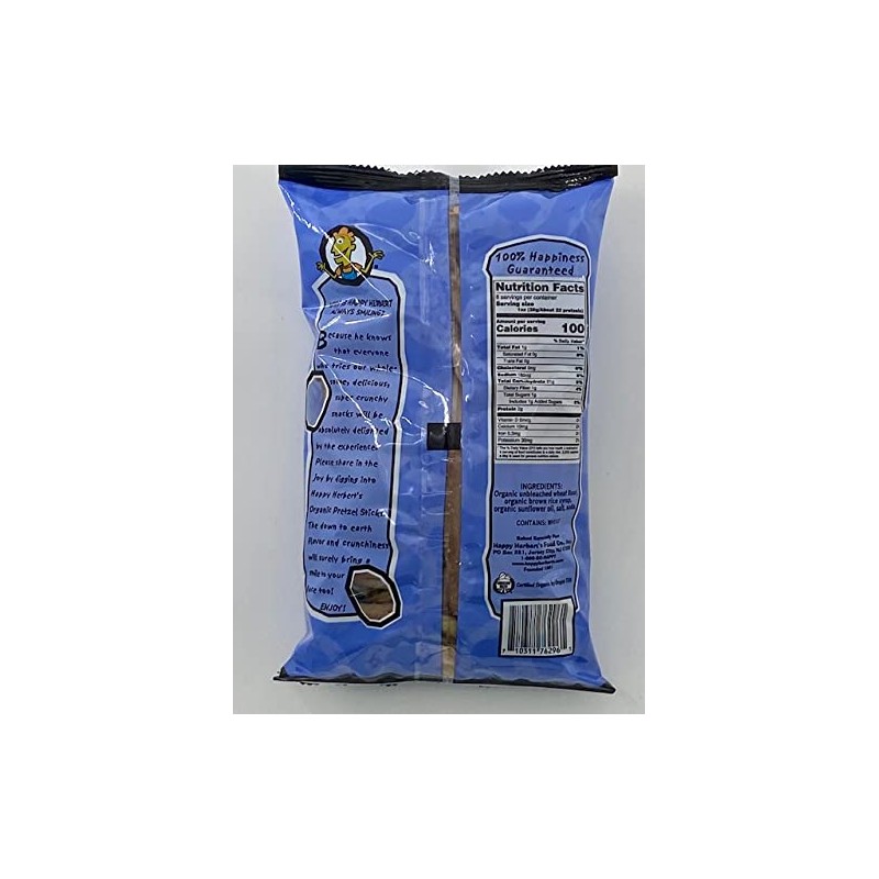 Organic Wheat Pretzel Sticks 8 oz 12 cases
