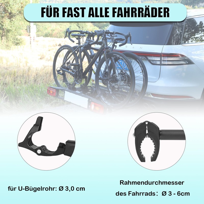 Warmfay Black Frame Holder Long 32 cm, Lockable Wheel Frame