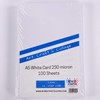 White Card A5. Blank Card. Pack of 80 Sheets White