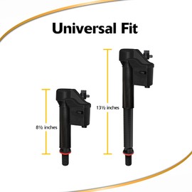 Korky QuietFILL 2X Long Life Toilet Fill Valve - Universal Fits 99% of Toilets - Easy Height Adjust for Fast Install, 528X