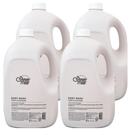 Shower Mate 샤워메이트 스위트 모이스처 대용량 바디워시 4000ml x 4개 리필용 Shower Mate Sweet Moisture Large Capacity Body Wash 4000ml x 4 Refill