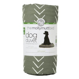 Molly Mutt Huge Dog Bed Cover - Forever Young Print - Measures 36”X45”X5”- 100% Cotton - Durable - Breathable - Sustainable - Machine Washable Dog Bed Cover (Dd82c)