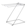 Foldable Floor Towel Holder Stainless Steel Z Shaped 3 Bars
