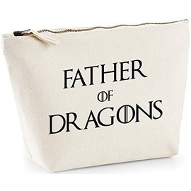 Hippowarehouse Father of dragons printed make up cosmetic wash bag 18x19x9cm
