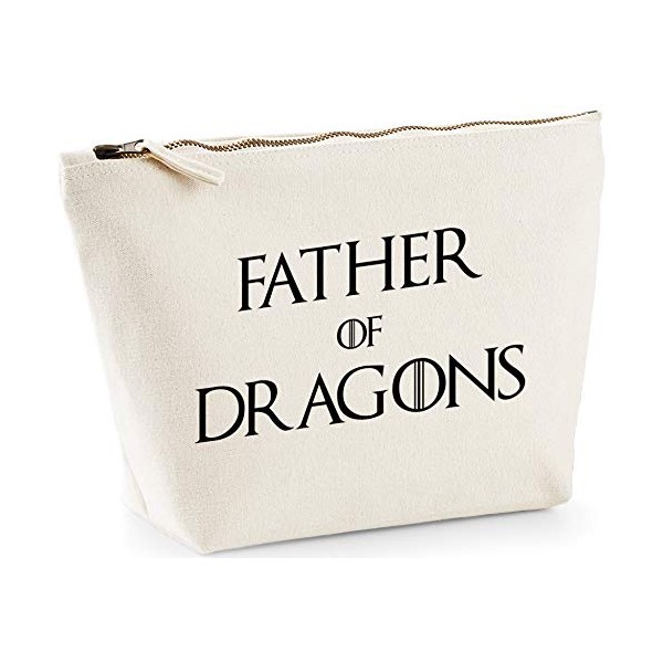 Hippowarehouse Father of dragons printed make up cosmetic wash bag