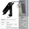 Dontay Pocket Door Handles Edge Pull,Professional Stainless Steel 304, Flush