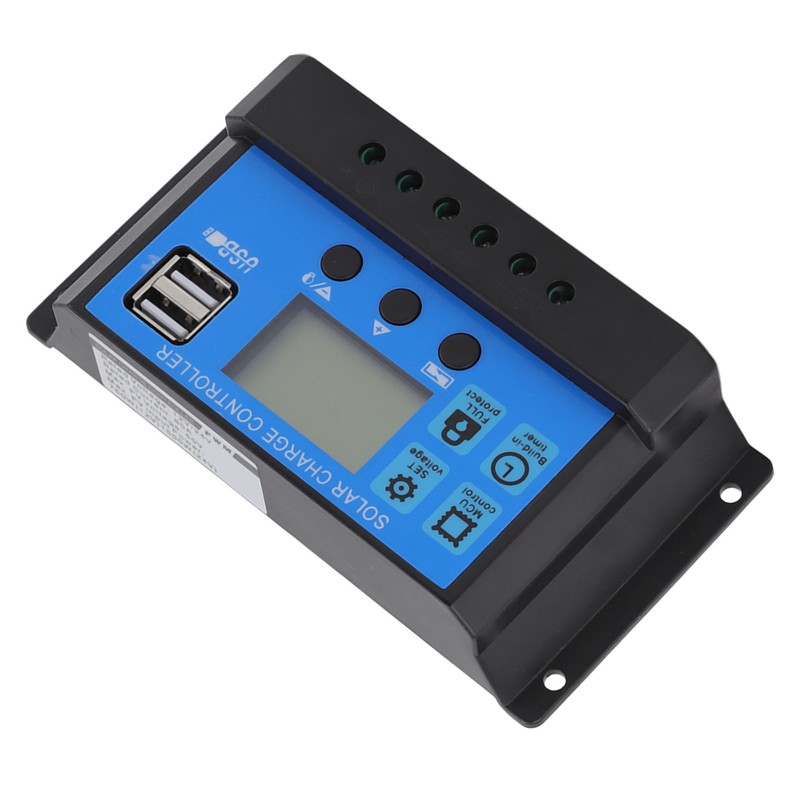 12V 24V Solar Charge Controller Dual USB Port Solar Panel