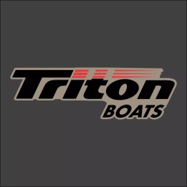 Carpet Graphics Triton Boats Brown Carpet Graphic Decal Sticker for Fishing Bass Boats 700-107 - 6"
