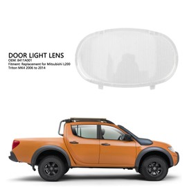 MUNEFE Dome Light Cover, Roof Dome Light Lens, ABS Overhead Light Lens Cover Replacement for Upgrading Vehicles Lighting System