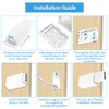 Redunest Heavy Duty Push to Open Door Latch, 5 Pack