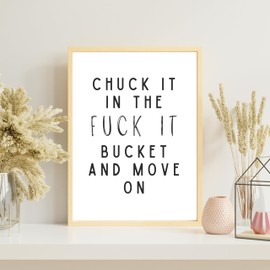 #P02 Swear Print, Funny Decor, Swearing Fun Decoration, Wall Art, Living Room decor, Home Decor, House Decoration, Swearing Gifts, Swear Gift