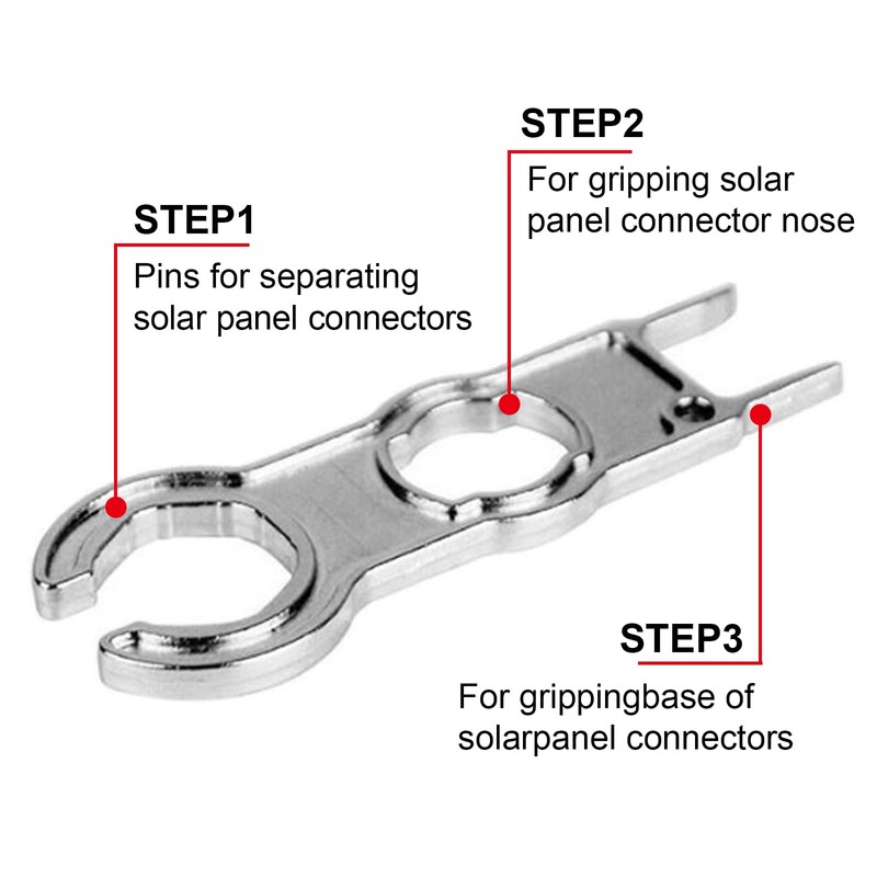 lcyen 2PCS MC4 Wrench Set – Solar Panel Disconnect Tool,