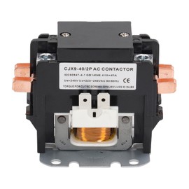 CJX9 40 2P 40A AC Contactor PP Shell Silver Alloy Contact Quick Response Air Conditioner Contactor 240V