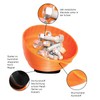 Tool Magnetic Tray Made of Shatterproof Plastic - Orange -