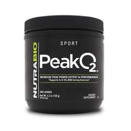 NutraBio Peak O2, Unflavored, 4.2 oz (120 g), Labs