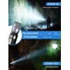 Smiling Shark Torches Recargeable,2 Pack Flashlight LED with 3 Modes