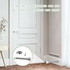 3PCS Spring Door Stop Chrome Door Stop Spring Rubber Spring