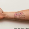 'Cute Jelly Fish' Temporary Tattoo - Water Resistant, Skin-Safe, Non-Toxic