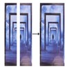 2PCS 3D Door Sticker Self Adhesive Scratch Resistant Waterproof 38.5x200cm