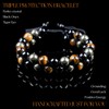 Triple Protection Bracelet for Men/Women – Handmade with Tiger Eye,