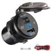 Qidoe USB car socket, car charger socket, built-in socket 12