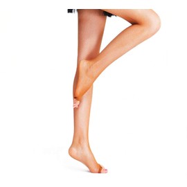 Olive-G 2 Pairs Ballroom Dance No Toe Net Tights Open Toe Stretch Tights