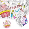 AYESY Unicorn Painting Tablecloth for Children, 183 x 76 cm