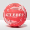 Gilbert Boys Pulse Match Net Ball - Pink/White, Size 5