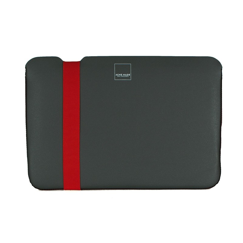 Acme Made Skinny Sleeve for MacBook Air 11-Inch - Grey/Poppy