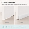 Door Draft Stopper, Self-Adhesive Under Door Sweep, 39.37-Inch Trim-to-Fit Strip